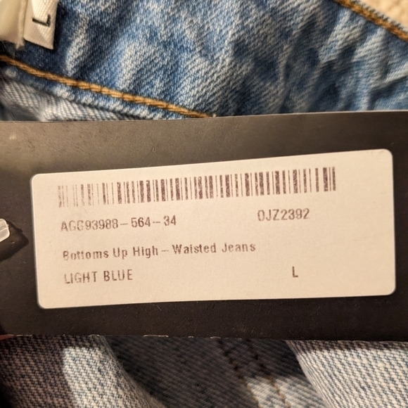 Daphnea Paris, Bottoms up high waisted jeans size L - Picture 7 of 9